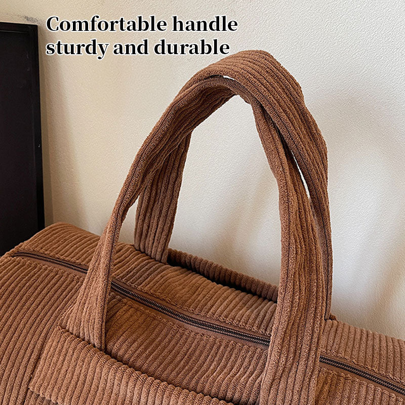Corduroy Sports Shoulder Bag