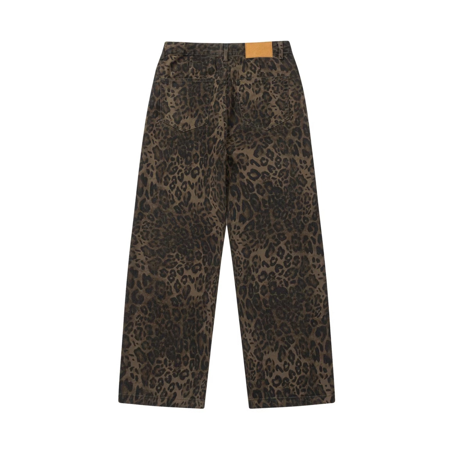 Leopard Print Casual Pants