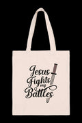 Jesus Fights my battles bag